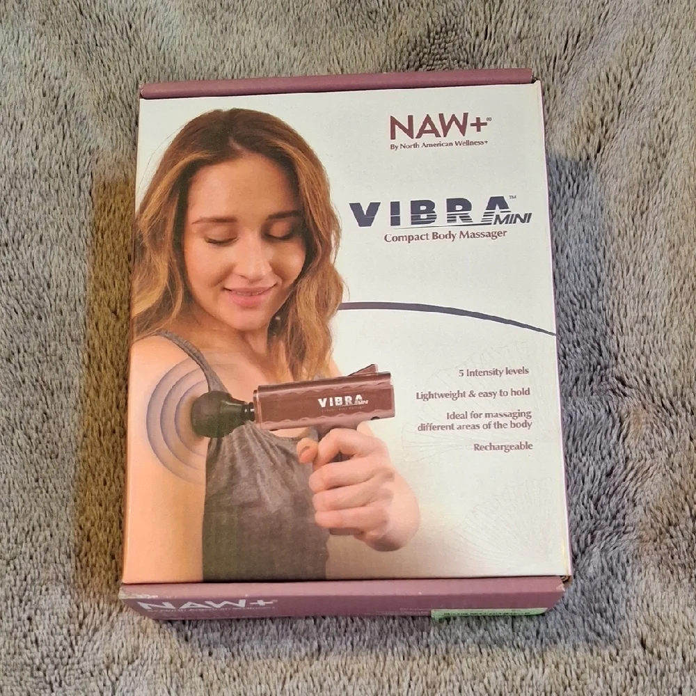 🥳 FREE! NAW+ Vibra Mini Compact Body Massager! READ ME! - Picture 1 of 5